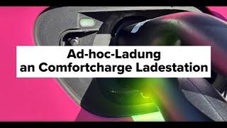 Ad-hoc-Ladung an Comfortcharge Ladestation