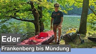 86 km, 3 Tage auf der Eder: Auen, Seen, grüne Hügel (Grabner Escape, Itiwitt X500, Pakboats Quest)