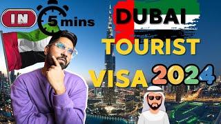 How to apply Dubai tourist visa from India online in 5 minutes | Dubai visa apply online 2024