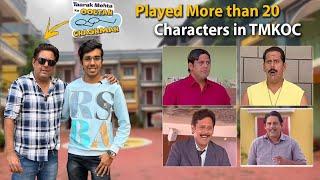 I MET TMKOC ACTOR  | He Played 20+ Characters in Tarak Mehta ka Ooltah Chashma