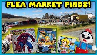 This 40-Minute Game Hunt Got WEIRD!  || Flea Market Video Game Hunting!