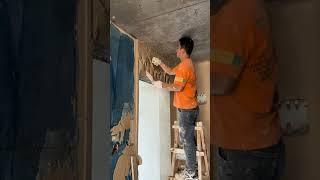 Wall plastering#shorts