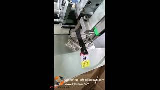 Ultrasonic Fabric Tape Hole Punching and Cutting Machine WL-2X80 - Suzhou Crown