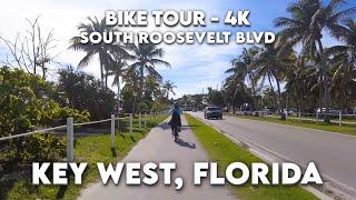  Key West, Florida: Explore South Roosevelt Blvd | 4K Bike Ride Adventure 