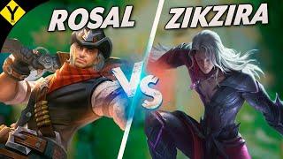 O ROSAL CAIU CONTRA O ZIKZIRA NA RANQUEADA | Mobile Legends