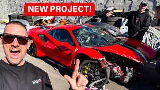 BUYING A CRASHED FERRARI PISTA TO BUILD MAKES FINANCIAL SENSE!