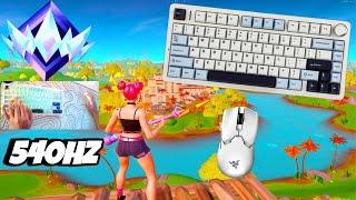 Aula F75 ASMR Unreal Ranked  Satisfying Keyboard Fortnite 540 FPS Smooth 4K