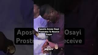 Jesse Jangfa In Tears, Apostle Arome Osayi Prostrates To Receive Prayer