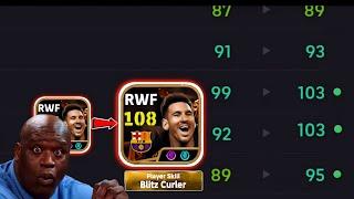 Blitz Curler Lionel Messi Big Time Best Training Guide  | New 108 Blitz Messi | efootball 2025