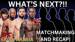 Matchmaking EVERY Fighter From UFC Fight Night Adesanya vs Imavov (UFC Saudi Arabia Recap)