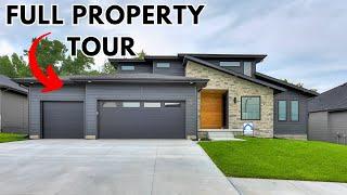 TOUR A MODERN 1.5 STORY HOME IN ELKHORN NEBRASKA | Kelly Construction Homes | Vistancia