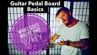 Guitar Pedal Order Basics: What goes where and Why? My Signal Chain.