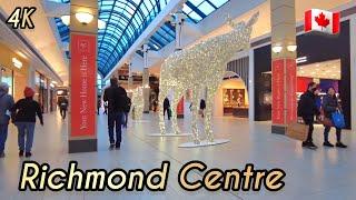  [4K]  Walking Around CF Richmond Centre, Shopping Mall,  BC Canada,  Nov 2024