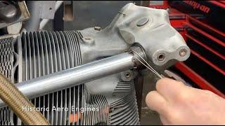 Locking wire demonstration - Curtiss-Wright cyclone R3350