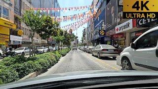 Bursa Karacabey | Şehir Merkezi Turu | City Center Driving Tour | 4K | 60fps | 2024 |