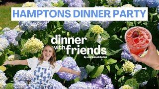 throwing a dinner party in the hamptons