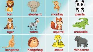 Dạy bé học tiếng Anh chủ đề Động vật hoang dã - Wild Animals | Oh Vui Kids