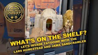 What's on the shelf? A New Hope Shelf 2 Lars Homestead, Jawa Disneyland Exclusive Sandcrawler