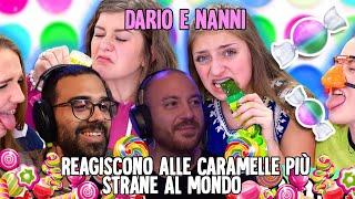 DARIO MOCCIA e NANNI REAGISCONO alle CARAMELLE più STRANE al MONDO