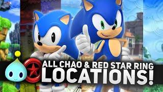 Sonic x Shadow Generations - ALL 54 Chao Rescue Mission Locations & Red Star Ring Locations!