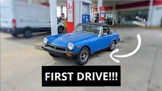 1976 MG Midget Revival: First start + test drive