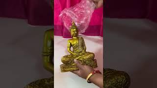 Meditating Sitting Buddha Statue | Messho Haul #buddha #showpiece #meesho #haul #viral #trending