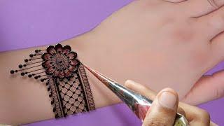 Simple arabic Bridal Mehndi Design 2021||New Beautiful Dulhan Mehandi design||Easy Mehendi Design