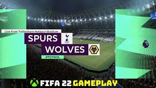 Tottenham v Wolves | FIFA 22 Gameplay | Premier League | Xbox Series X | Latest Line-Ups