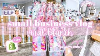 VIRAL SMALL BUSINESS LAUNCH VLOG!