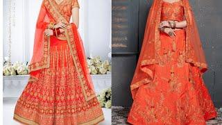 Beautiful Orange Lehenga || Hamuz Trendz ||#bridal #orange #Lehenga