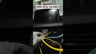 How To Clean CAR AC at Home | Car AC Foam Cleaner #shorts