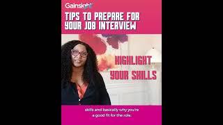 Prepare for your job interview