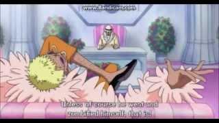 Doflamingo meets a member of World Government(english sub)