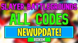 New Slayer Battlegrounds Codes | Roblox Slayer Battlegrounds Codes (June 2024)