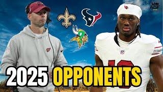 BIG Arizona Cardinals News, 2025 Draft Pick and Their 2025 Opponents!!!