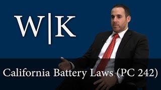 California Battery Laws (PC 242)