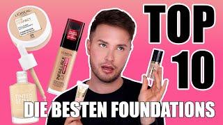 TOP 10 Drogerie Foundations für JEDE HAUT | Maxim Giacomo