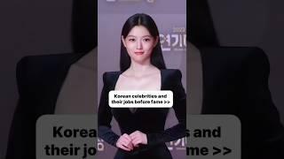 "Korean Celebs' jobs Before Fame!  #KimYooJung #Suga #Kdrama #Kpop #Shorts"