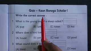 Navneet Holiday Book 1| Quiz-Kaun Banega Scholar Page no.38,39 and 40