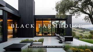 The Best Contemporary Modern Black Farmhouse with Beautiful Designs You Must See