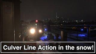 ⁴ᴷ Culver Line Action in the Snow (plus bonus clips)