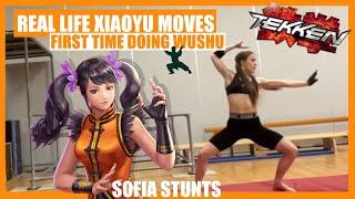 Attempting LING XIAOYU'S moves FOR REAL from TEKKEN 7 - Sofia Stunts