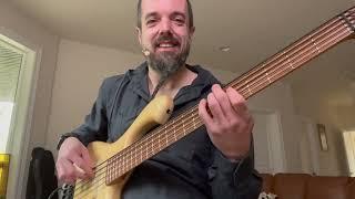 Showing you all my new headless Skjold 5 string bass!