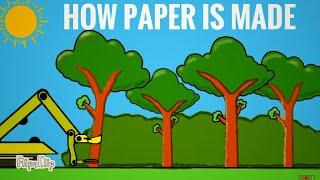 How paper is made animation