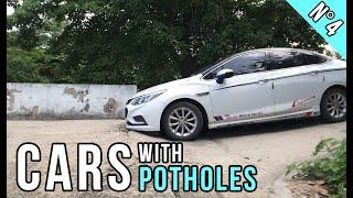 Cars Hitting MASSIVE Potholes (#4)