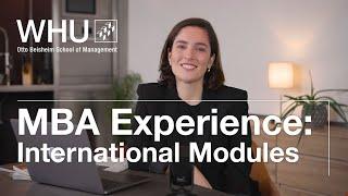 Unveiling MBA International Modules: Insights & Experiences with Laura | WHU