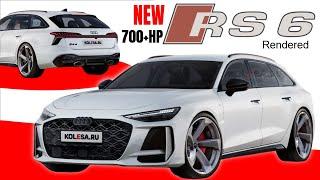 Next-Gen Audi RS6 Avant: New Platform, More Power & Big Upgrades Rendered!