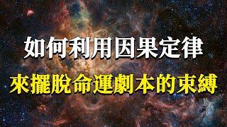 如何才能利用因果定律來掌握自己的命運，調整自己的人生走向呢？內因外緣，無所住心！#能量#業力 #宇宙 #精神 #提升 #靈魂 #財富 #認知覺醒 #修行