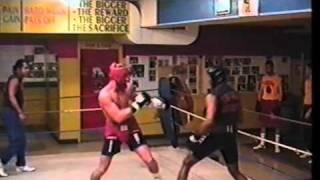 Thomas Hearns vs Ole Klemetsen sparring