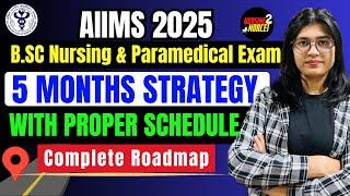 5 Months Realistic Plan with proper schedule | 5 Months Strategy for AIIMS 2025